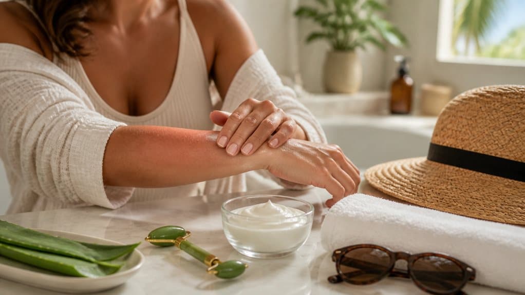 avoid scrubs and fragrances