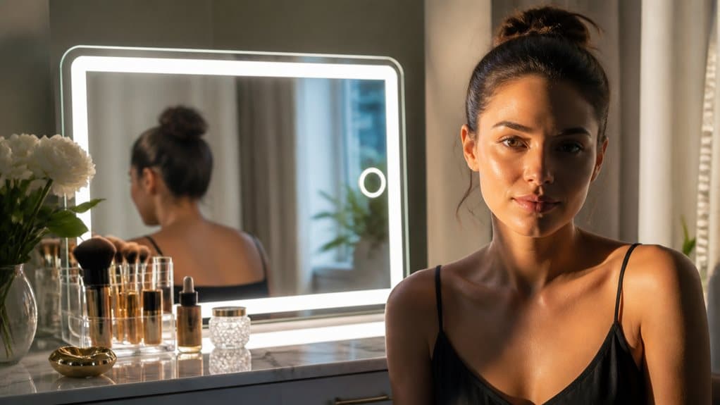 consistent daylight balanced makeup lighting