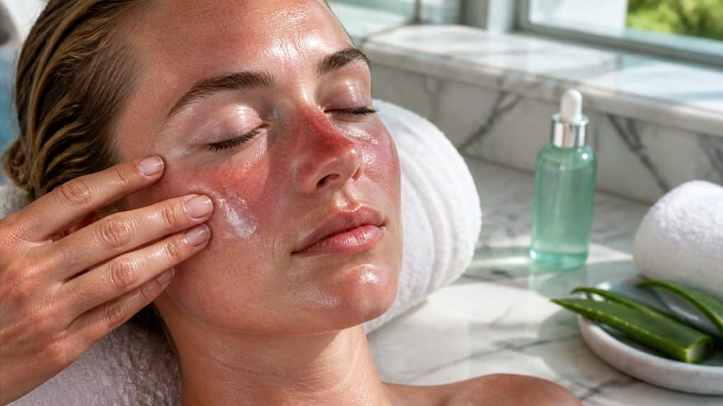 cool hydrate pat dry gently