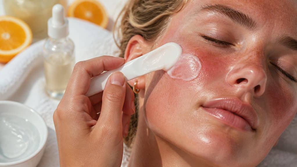 tratamiento facial refrescante y regenerador para el cuidado posterior