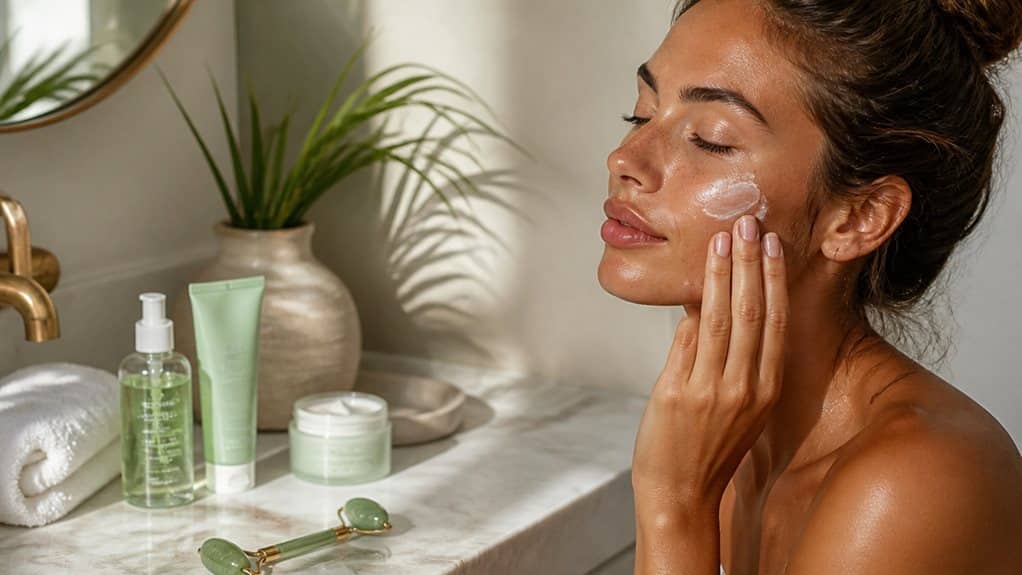 gentle after sun face care