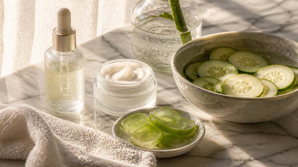 gentle hydrating sun recovery routine