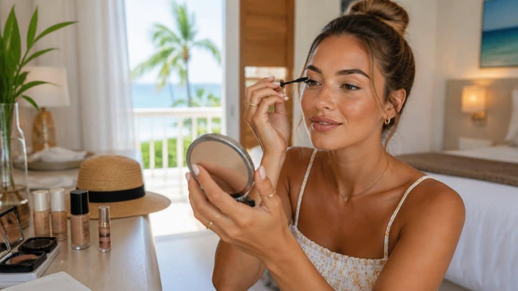 lightweight cream based travel makeup
