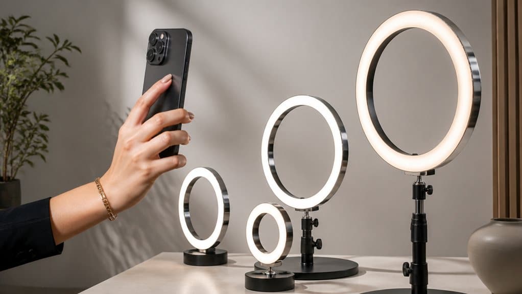 ring light size guide