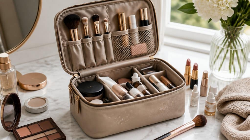 travel makeup bag essentials