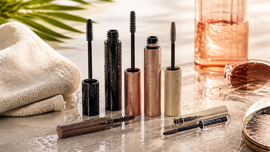 waterproof mascara and brow gels